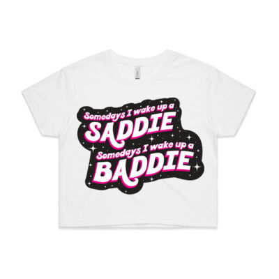 Black Saddie Baddie crop Thumbnail