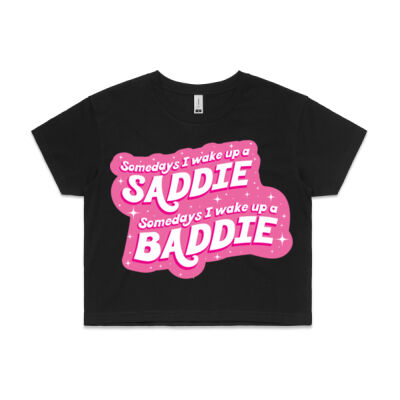 Pink Saddie Baddie crop Thumbnail