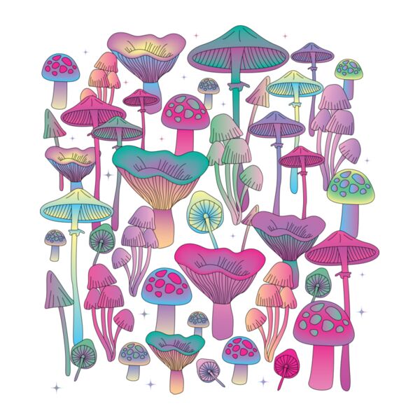 Long sleeve Tee Mushrooms Thumbnail